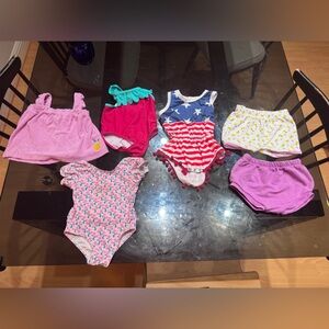 Girls Assorted Swim Sz 3 - 6 mo